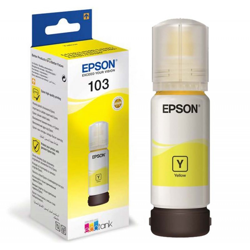 BOUTEILLE D'ENCRE EPSON L3110 65ML YELLOW